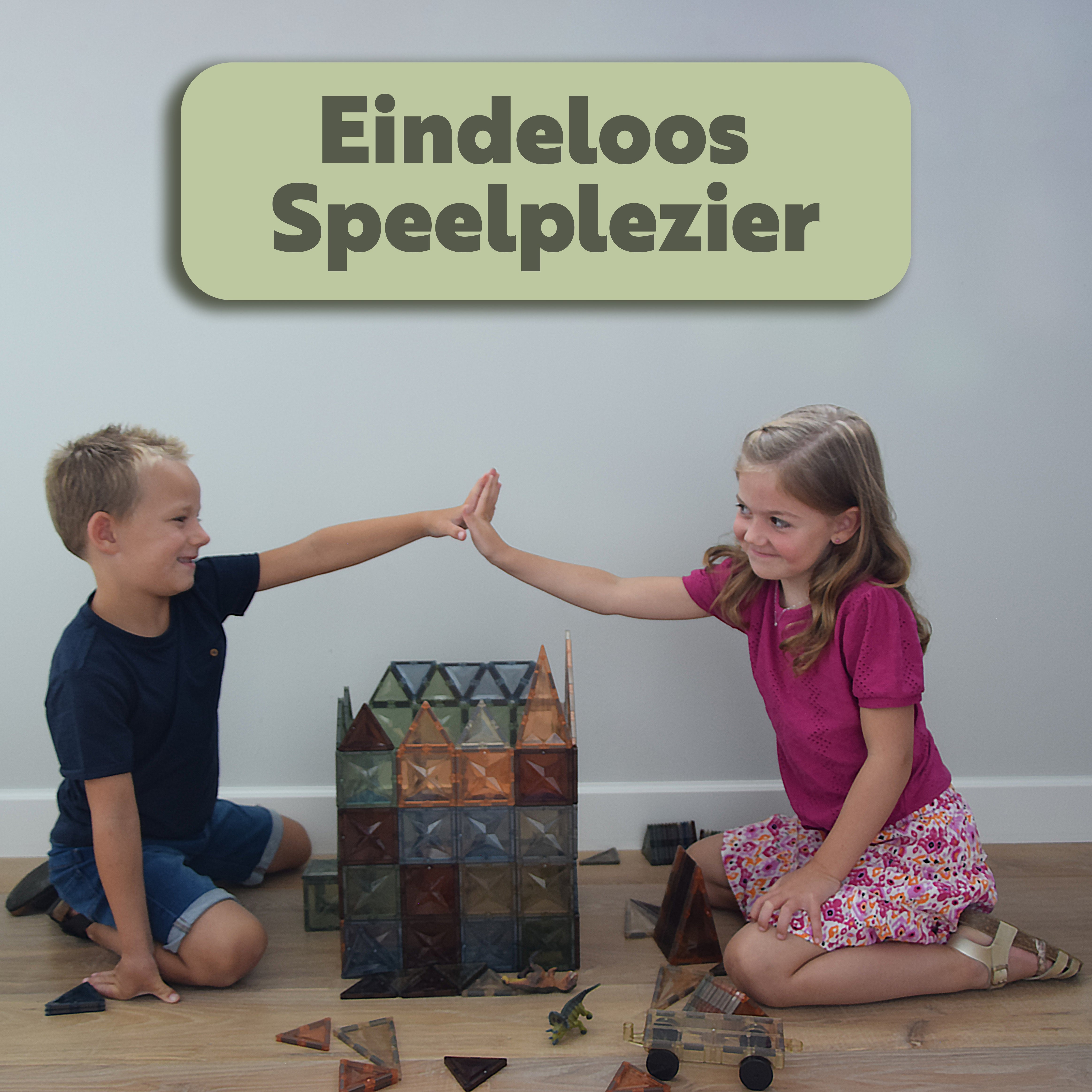 Dino Park (102 stuks) - Magnetic tiles