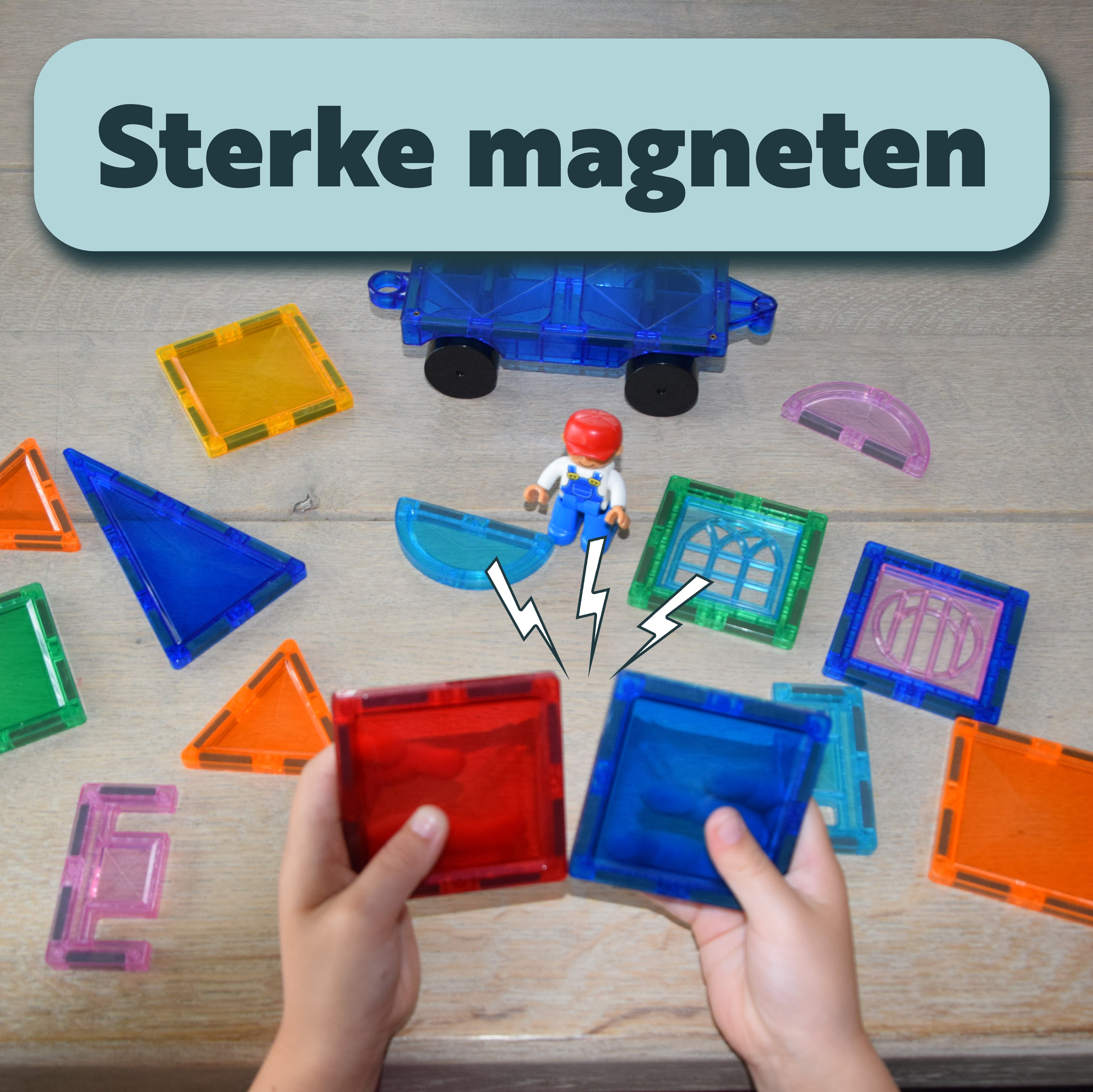 Jack's Castle (108 stuks) - Magnetic tiles