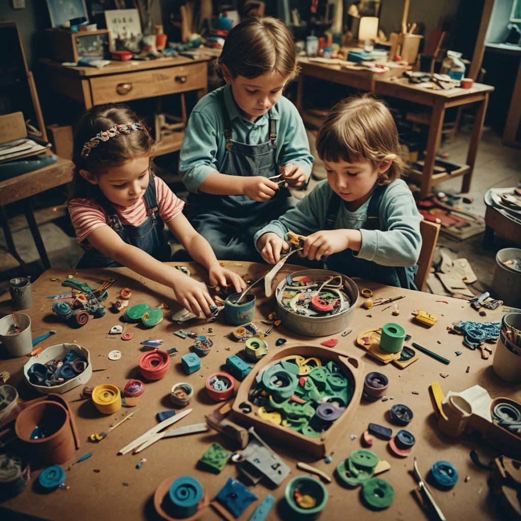 "Knutselkoorts: Hoe Knutselen de Ontwikkeling van je Kind Bevordert"