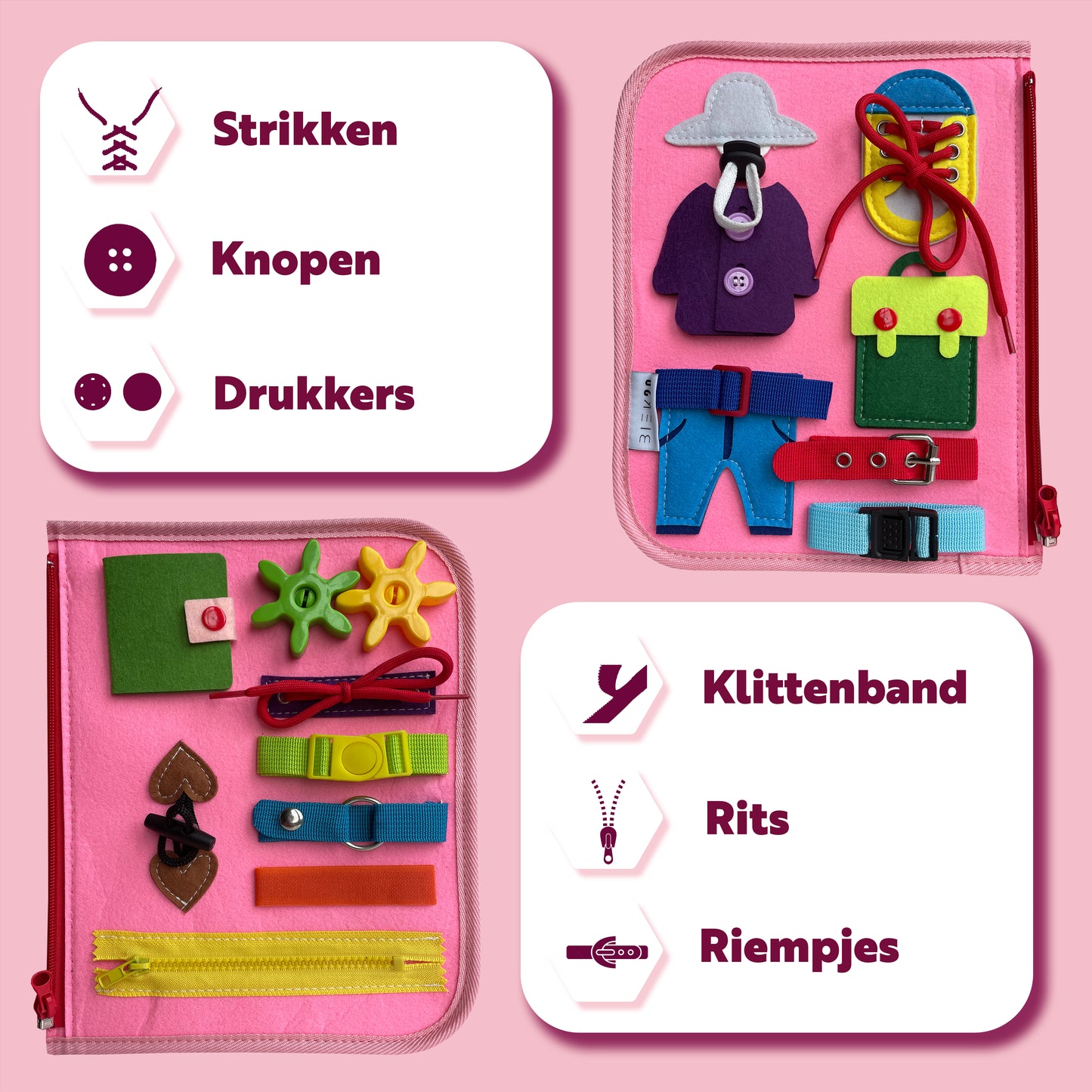 Busy Board XXL Roze
