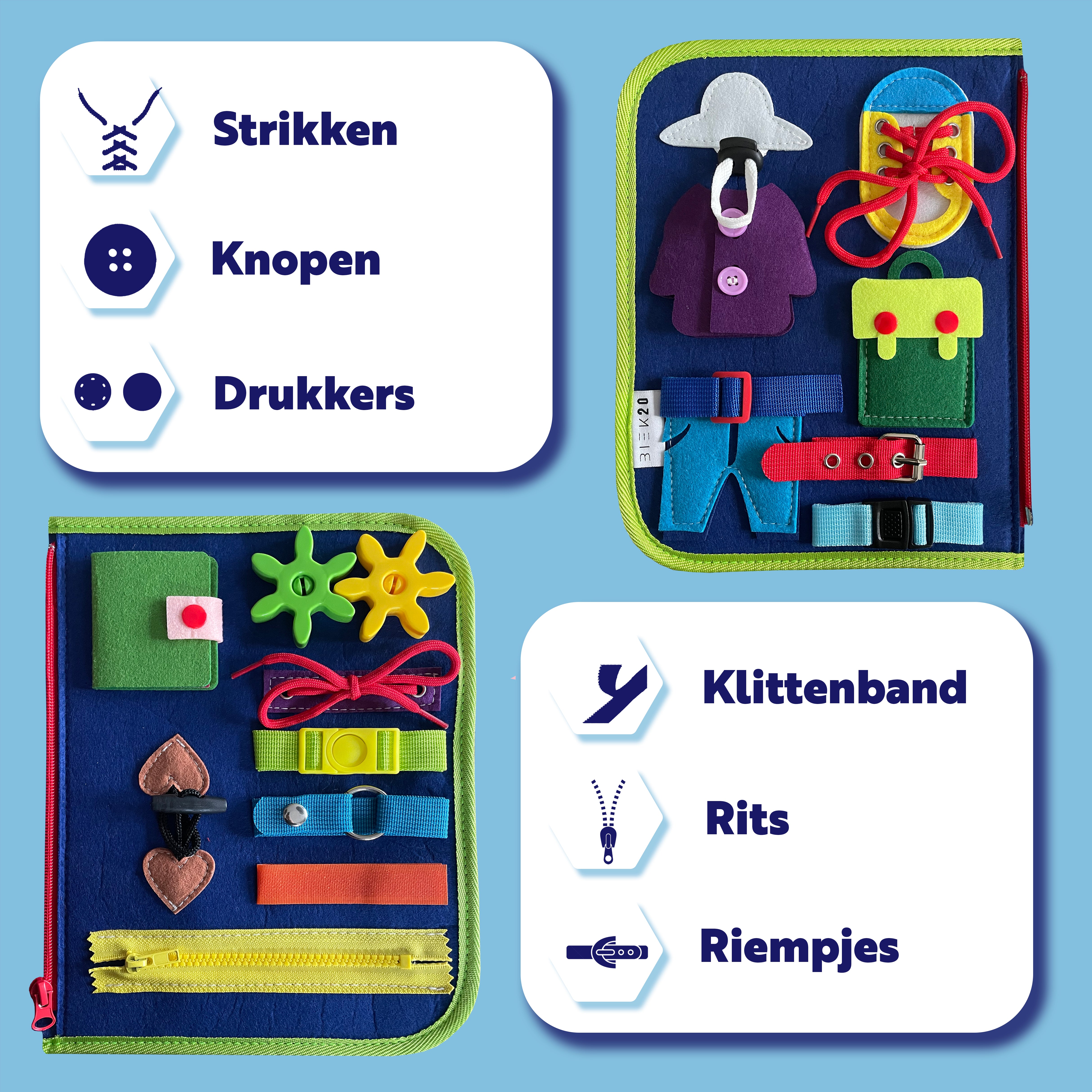 Busy Board XXL Blauw