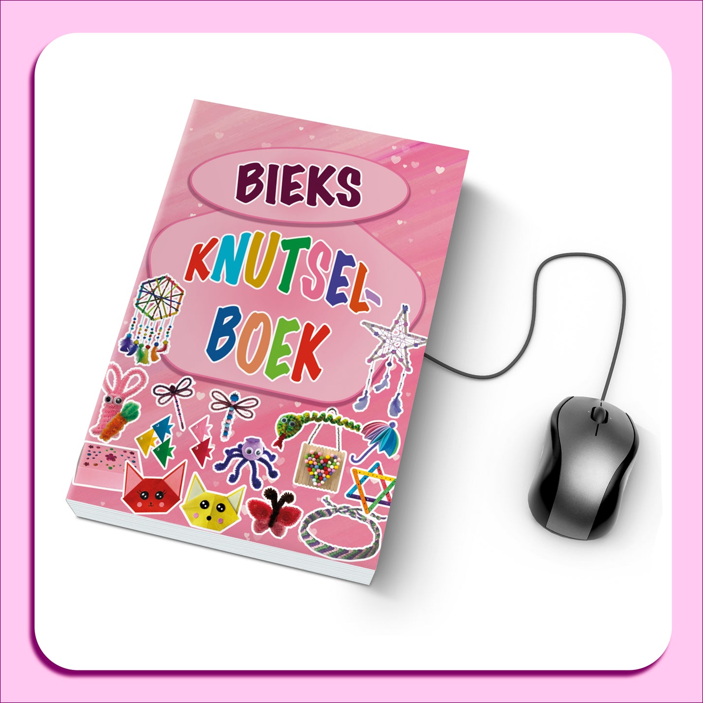 Roze Knutselkoffer XXL