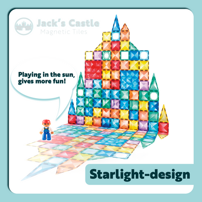 Jack's Castle (108 stuks) - Magnetic tiles