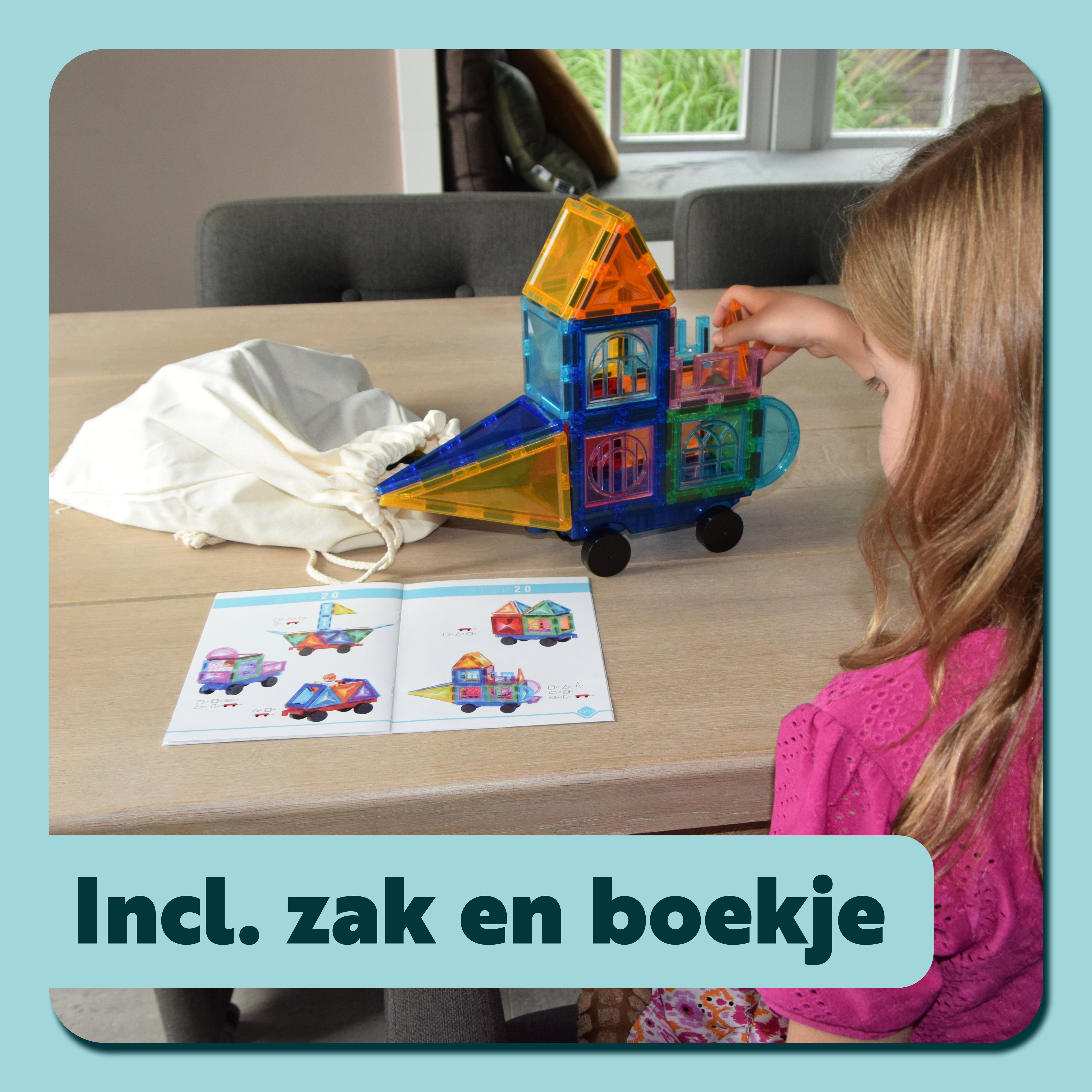 Jack's Castle (108 stuks) - Magnetic tiles